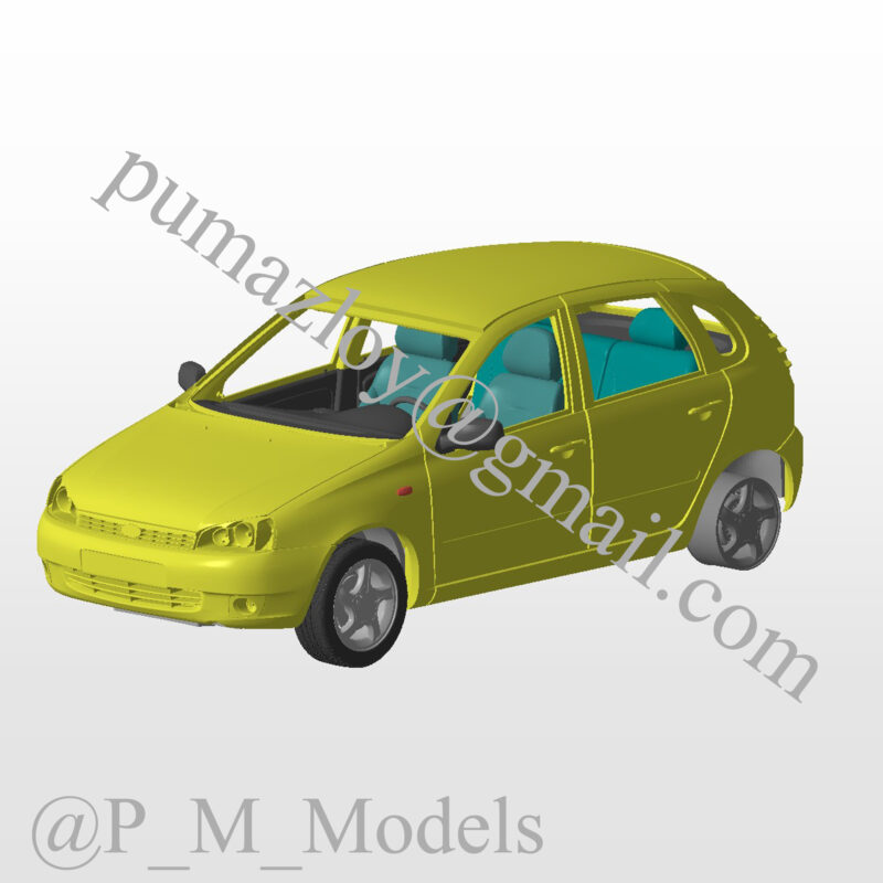 3D модель 3D Модель Lada Kalina 1119