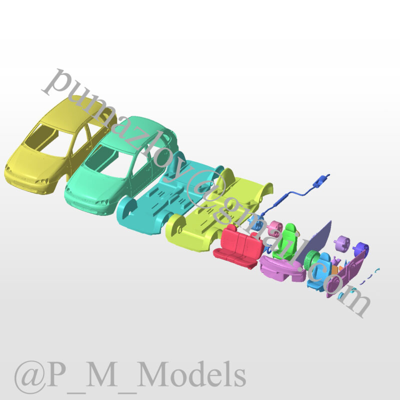 3D модель 3D Модель Lada Kalina 1119