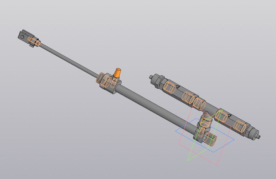 3D модель Пневмоцилиндр SMC-C85N8-80C