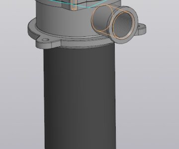 3D модель Фильтр маслянный OMTF 171C1ONA1