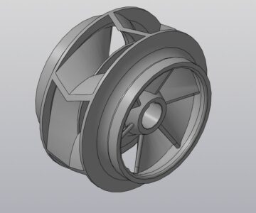 3D модель Рабочее колеса насоса Д 6300-27 (32Д-19)