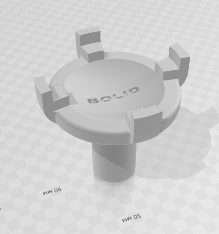 3D модель Съемник для снятия и установки пожарных извещателей Bolid