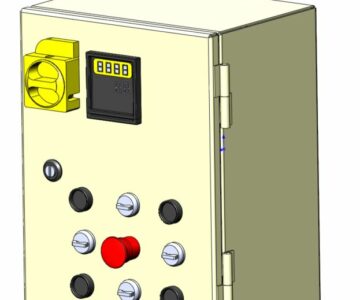 3D модель Электрический ящик 300х400х220 мм.