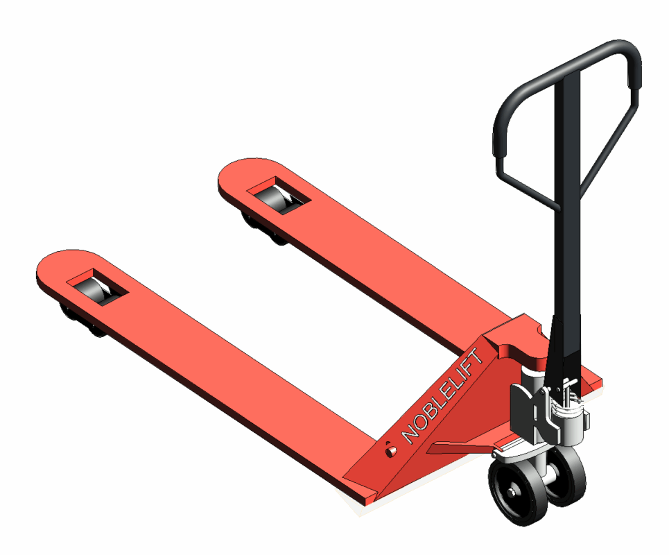 3D модель Гидравлическая тележка Noblelift AC20 685x1150