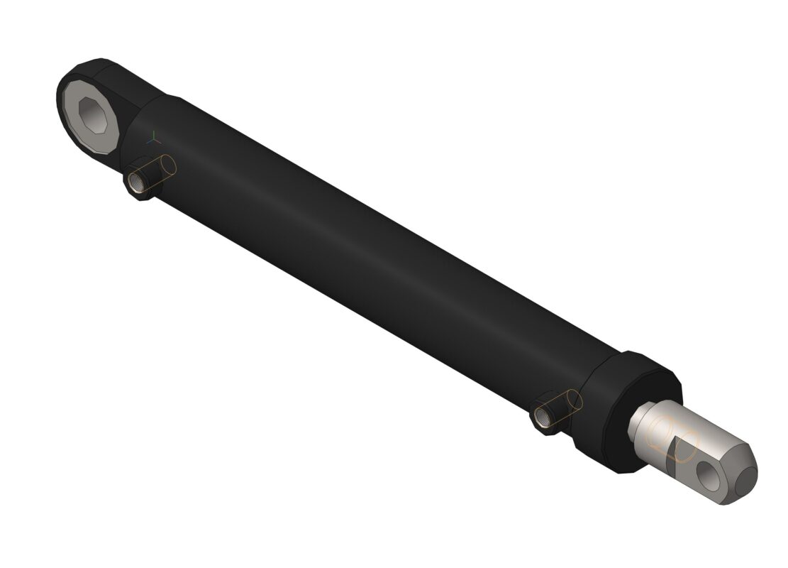 Чертеж Гидроцилиндр MDR-80-45x0500-BCR-A-1-1 CM-080