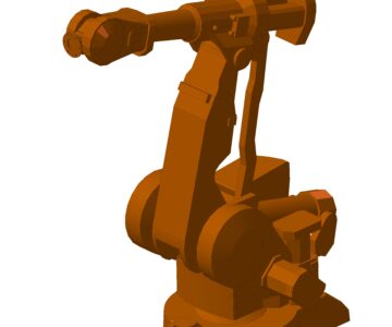 Чертеж Промышленный робот ABB irb4400_60_m2000
