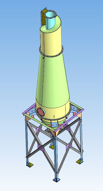 3D модель Циклон П-ЦМ-600У-00.00.000