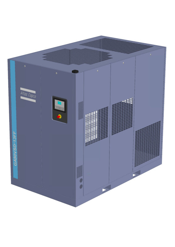 3D модель Винтовой компрессор (корпус) Atlas Copco GA90VSD+13FF 2025г.в.