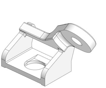 3D модель Кронштейн бокового пластика YAMAHA YZF R1 2002-2003 г. 5PW-2836A-00