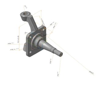 3D модель Классический кулак 2101-3001015