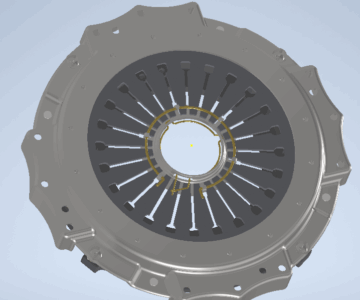 3D модель Cцепление mfz 430