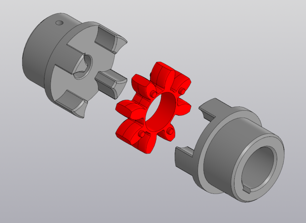 3D модель Муфта кулачковая Rotex 38