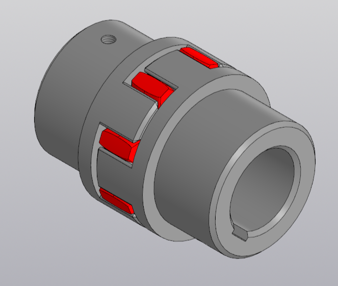 3D модель Муфта кулачковая Rotex 38