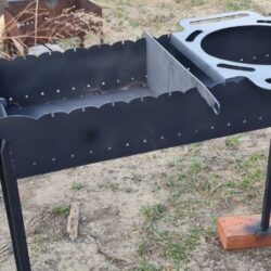 3D модель Мангал с подставкой под казан