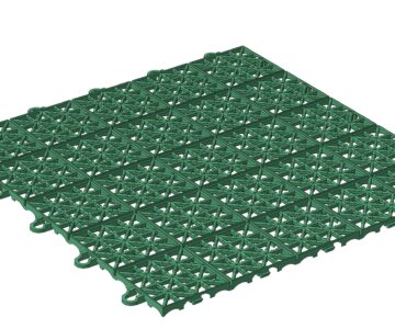 3D модель Плитка садовая пластиковая 300х300х8 мм.