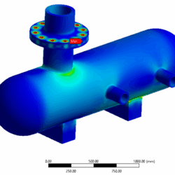 Прочностные и газодинамические расчеты в Ansys. Выполнение по проектированию, анализу, доводке турбомашин. Выполнение прочностных и сейсмических расчетов оборудования АЭС (ПНАЭ, НП, EN, ASME).
