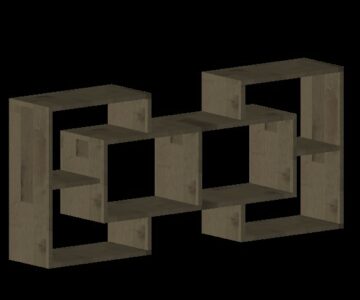 3D модель Полка на кухню 1150 х 505 х 220