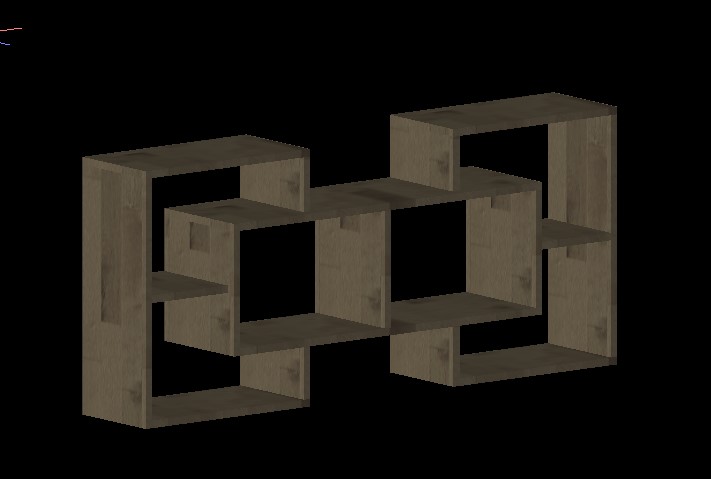 3D модель Полка на кухню 1150 х 505 х 220