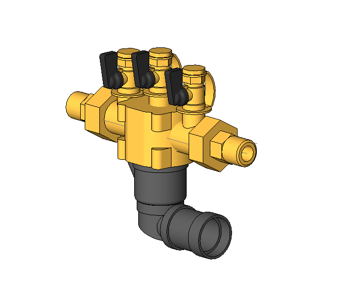 3D модель Превентор обратного потока BEECO FRP.75-QT-LL