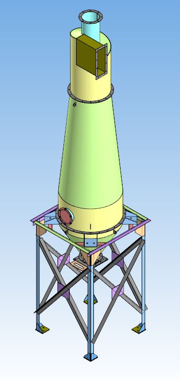 3D модель Циклон П-ЦМ-600У-00.00.000