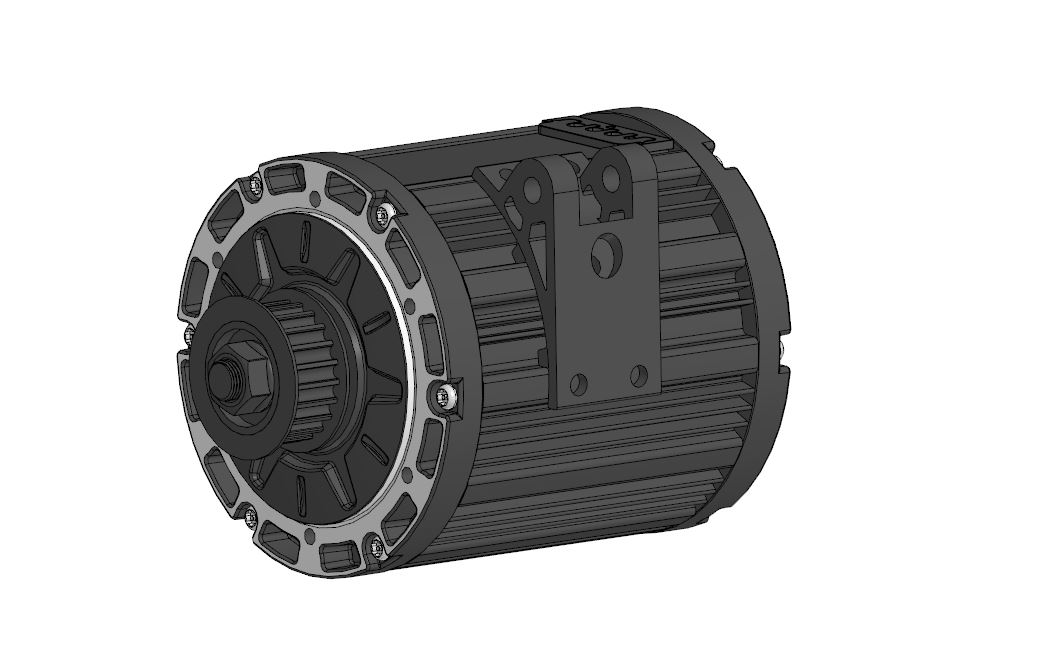 Чертеж Электродвигатель QSMOTOR QS138 V1 4kW