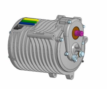 Чертеж Электродвигатель QSMOTOR QS138 V3 3kW редукторный