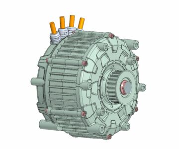 Чертеж Электродвигатель QSMOTOR QS165 5kW