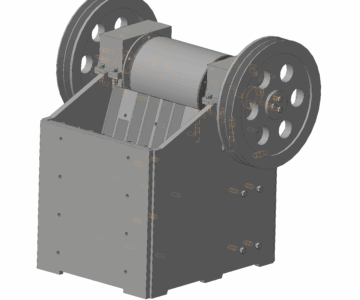 3D модель Дробилка щековая ДЩ