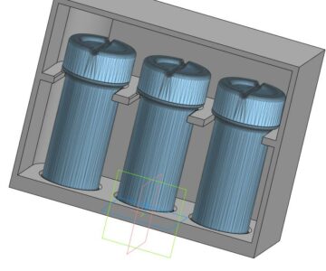 3D модель Стойка под тубусы