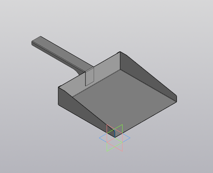 3D модель Совок из оцинкованной стали