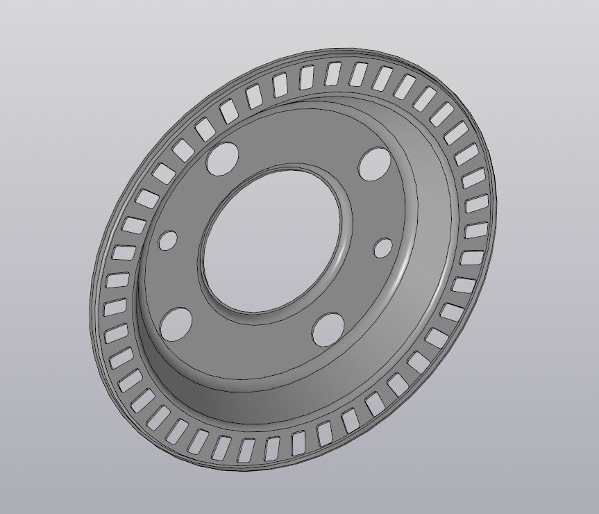 3D модель Ротор ABS задний 1118-3538400