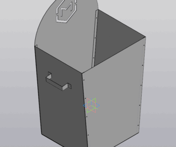3D модель Урна 434х665х287 мм