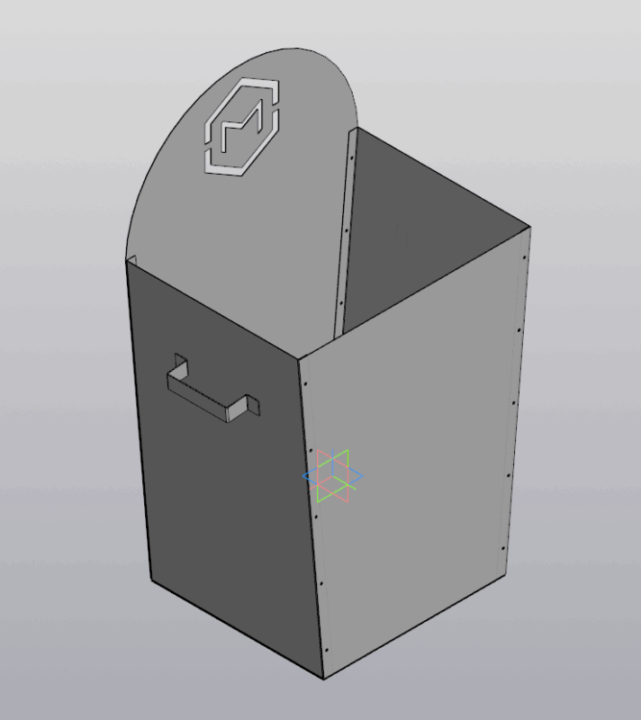 3D модель Урна 434х665х287 мм