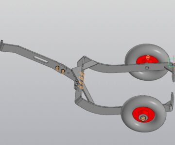 3D модель Подкаты для снегохода