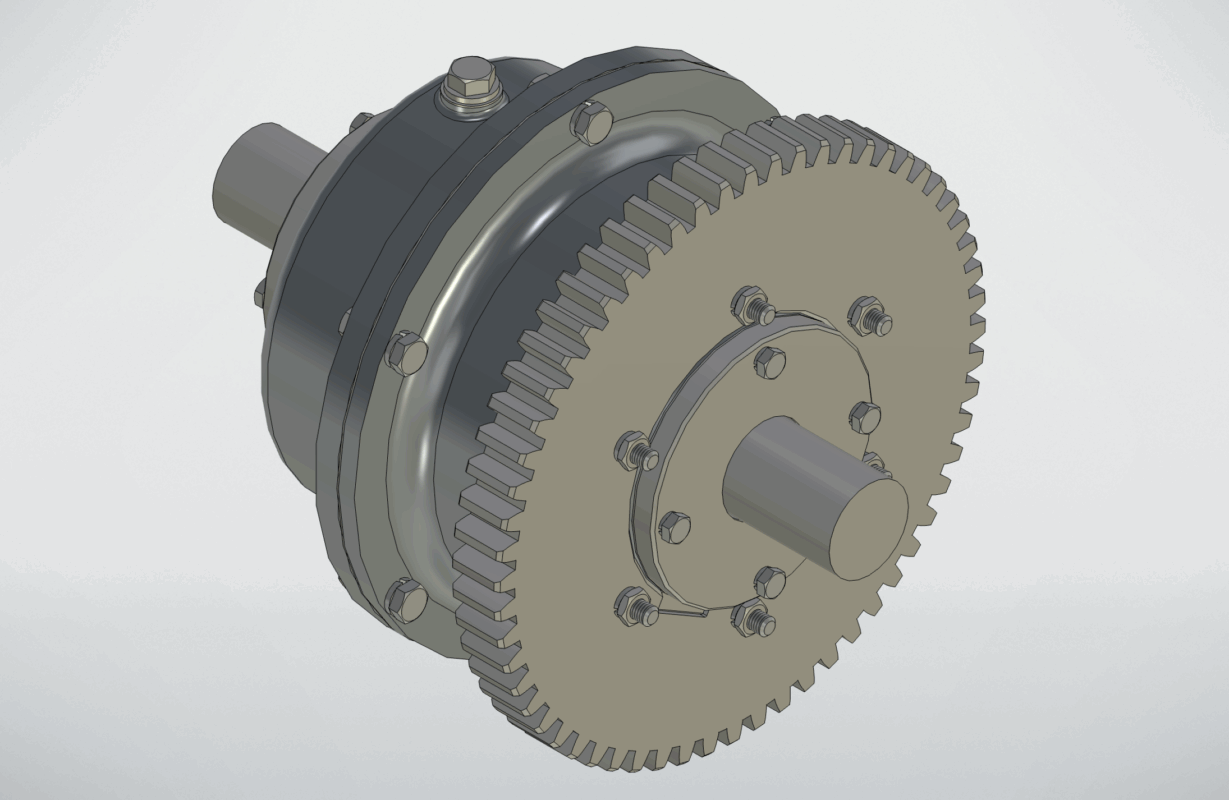 3D модель Дифференциал 00-000.06.21.21.00 (T-Flex CAD)