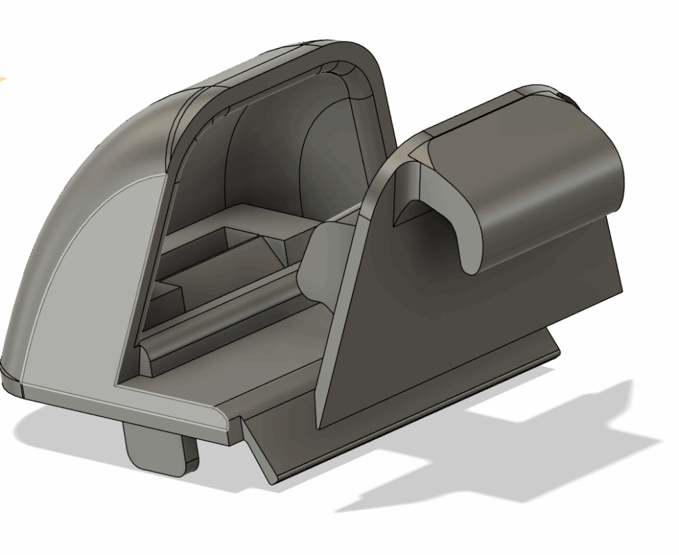 3D модель Крючок шторки Acura