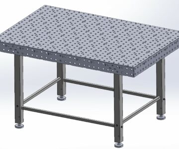 3D модель Сварочный стол 3Д 1000х1500х860 мм.