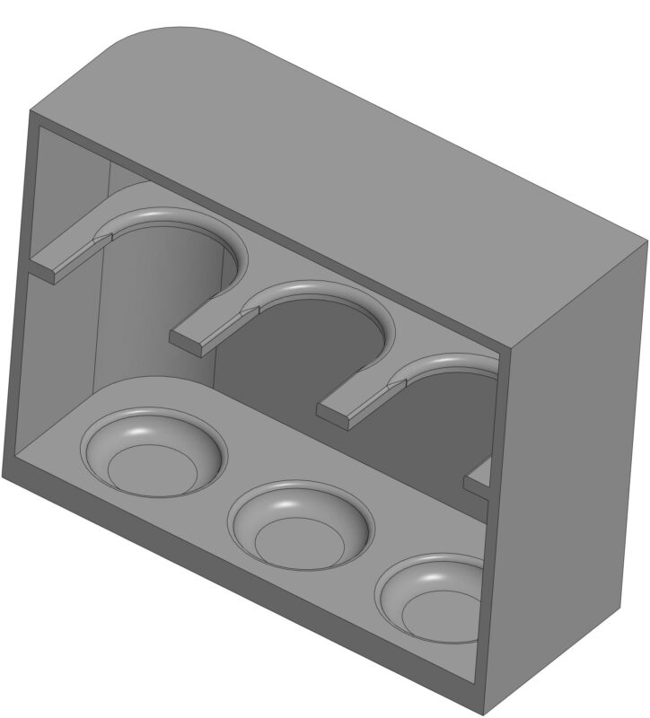 3D модель Стойка под тубусы