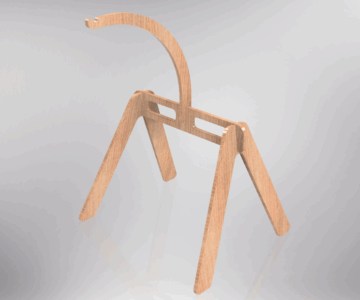 3D модель Стойка монтессори