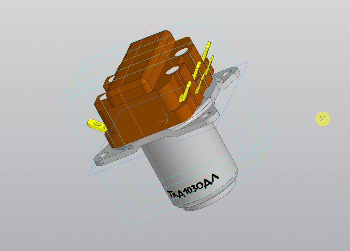 3D модель Контактор ТКД103ОДЛ