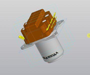 3D модель Контактор ТКД103ОДЛ