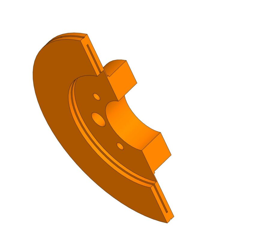 3D модель Тормозной диск Renault 7701206339