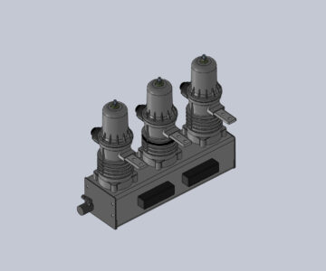3D модель Коммутационный модуль VCB12_1000_1(48)
