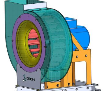 3D модель Вентилятор ВР 3.15 80-75