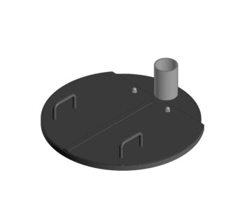 3D модель Крышка на бочку для сжигания мусора