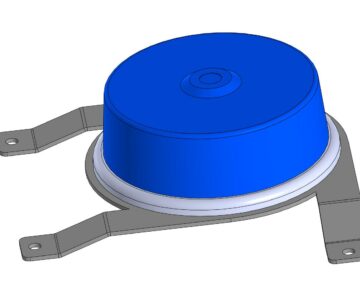 3D модель Установка маяка на заднюю панель 03.01.168.ОН.00.000