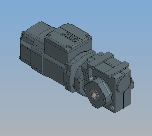 3D модель Мотор-редуктор SA37 T-DRN63MS4BE03