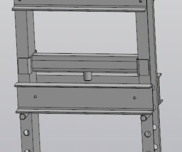 3D модель Пресс гидравлический 32т