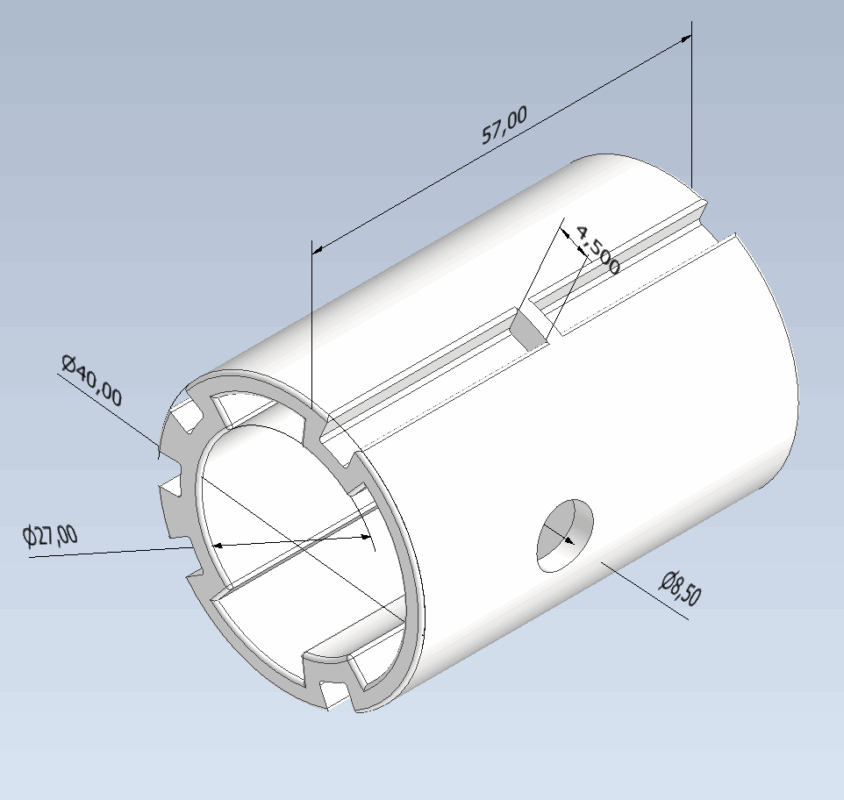 3D модель Втулка детской коляски DSLAND (аналог Stokke)
