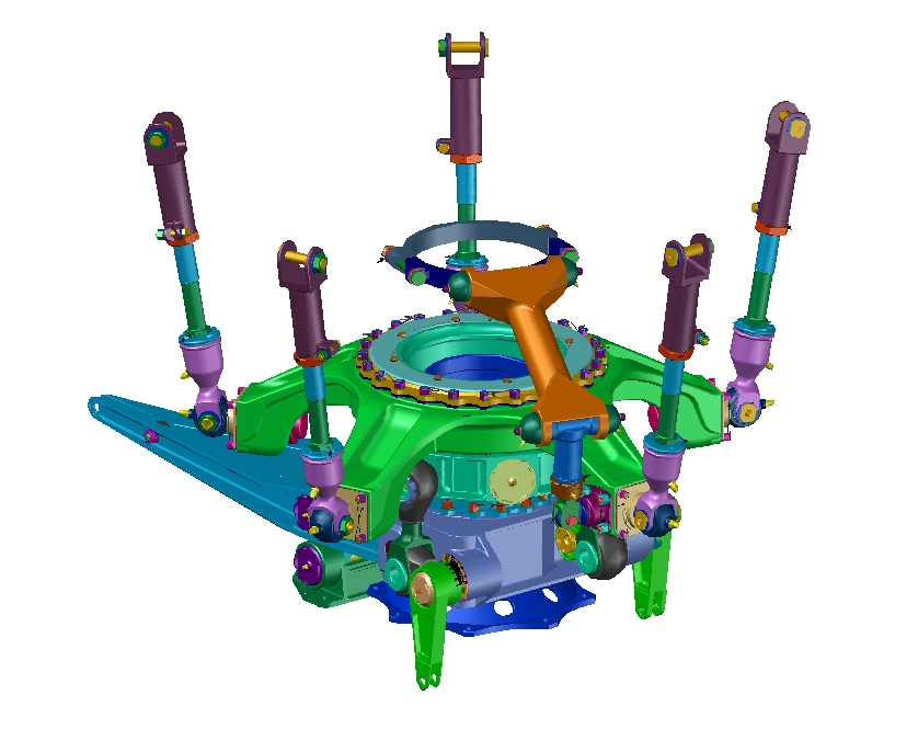 3D модель Автомат перекоса вертолета Ми-8.